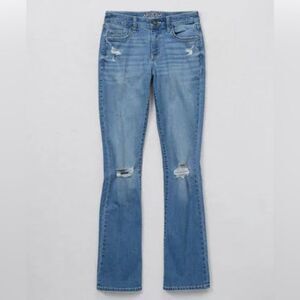 Arizona Stretch Fabric Womens Mid Rise Bootcut Jean- size 7